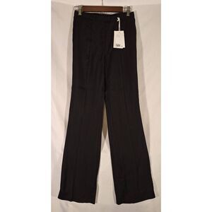 H&M Studio‎ S/S 24 Womens Tailored Viscose Slacks Black Size 0 NEW with tags